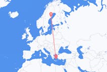 Flights from Umeå, Sweden to Santorini, Greece
