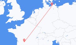 Flights from Brive-la-Gaillarde, France to Rostock, Germany