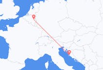Flyg från Liège till Zadar