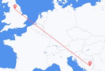 Flyrejser fra Sarajevo til Leeds