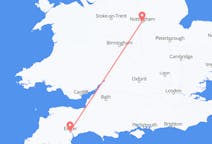 Flights from Nottingham, the United Kingdom to Exeter, the United Kingdom