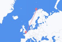 出发地 法国出发地 多维尔目的地 挪威Tromsö的航班