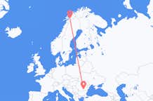 Voli from Narvik, Norvegia to Bucarest, Romania