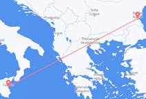 Flyg från Burgas, Bulgarien till Catania, Italien