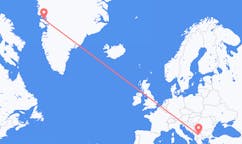 Flights from Skopje, Republic of North Macedonia to Qaarsut, Greenland