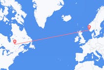 Flights from Chibougamau to Stavanger