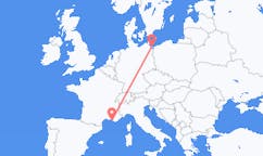 Flyreiser fra Heringsdorf, Tyskland til Marseille, Frankrike