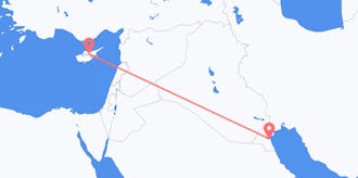 出发地 科威特目的地 塞浦路斯的航班