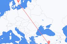 Flights from Aleppo to Växjö