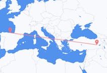 Flyrejser fra Mus, Tyrkiet til Santander, Spanien