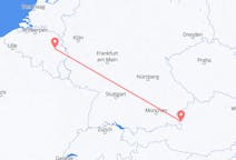 Flights from Salzburg to Liege
