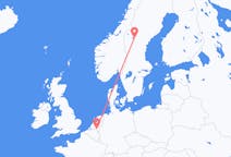 Flug frá Eindhoven, Hollandi til Östersund, Svíþjóð
