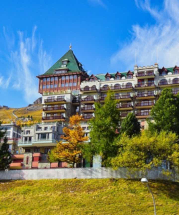 Hotels und Unterkünfte in Sankt Moritz, die Schweiz