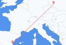 Flights from Wrocław in Poland to Valencia in Spain