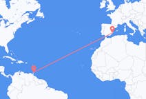 Flights from Tobago to Alicante