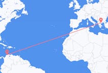 Flyrejser fra Santa Marta, Colombia til Thessaloniki, Grækenland