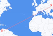 Flyreiser fra Bogotá, Colombia til Kiev, Ukraina