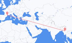 Flights from Mandalay, Myanmar (Burma) to Béziers, France