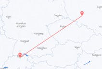 Flights from Wrocław in Poland to Zürich in Switzerland