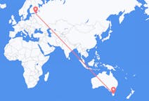 Vluchten van Stad Launceston, Australië naar Sint-Petersburg, Rusland
