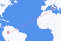 Flyrejser fra Leticia, Amazonas, Colombia til Trapani, Italien