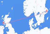 Fly fra Islay til Stockholm