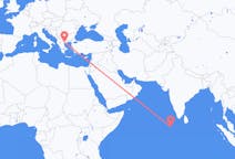 Flyreiser fra Malé, til Thessaloniki