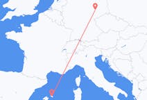 Flyreiser fra Leipzig, Tyskland til Mahon, Spania