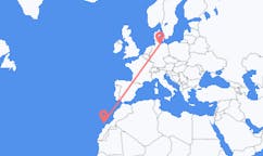 Vols depuis Ajuy, Espagne vers Lübeck, Allemagne