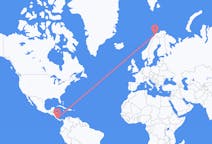 Flyreiser fra Tambor, Costa Rica til Tromsø, Norge