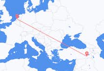 Loty z Siirt, Turcja do Rotterdamu, Holandia