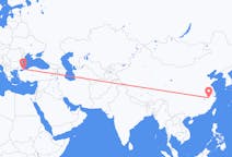 Flyreiser fra Huangshan, Kina til Istanbul, Tyrkia