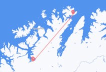 Vols depuis la ville d'Alta vers la ville de Honningsvåg