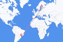 Flights from Joinville, Brazil to Helsinki, Finland