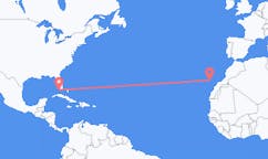 Flyreiser fra Key West, til Tenerife