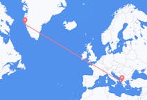 Flyrejser fra Maniitsoq, Grønland til Ioannina, Grækenland