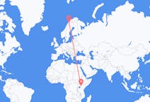 Flights from Eldoret, Kenya to Narvik, Norway
