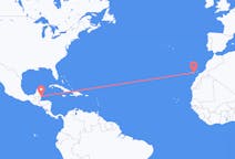 Vluchten van Caye Caulker, Belize naar Las Palmas (ort i Mexiko, Veracruz, Tihuatlán), Spanje