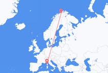 Flyrejser fra Calvi, Frankrig til Alta, Norge