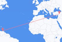 Flights from Porlamar, Venezuela to Malatya, Turkey