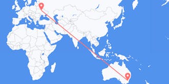 Flights from Australia to Ukraine