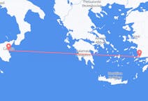 Flyreiser fra Catania, Italia til Bodrum, Tyrkia
