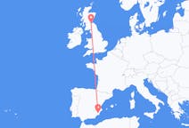 Flights from Murcia, Spain to Edinburgh, Scotland