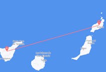Flug frá Lanzarote, Spáni til Tenerife, Spáni