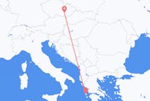 Vluchten van Brno, Tsjechië naar Kefalinia, Griekenland