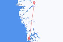 Voos de Nuuk para Kangerlussuaq