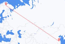 Flyrejser fra Nanjing, Kina til Ivalo, Finland