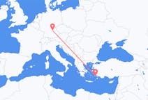 出发地 德国纽伦堡目的地 希腊科斯岛的航班
