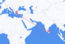 出发地 斯里兰卡出发地 科伦坡目的地 希腊圣托里尼的航班