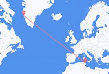 Рейсы из Энфида, Тунис в Маниитсок, Гренландия